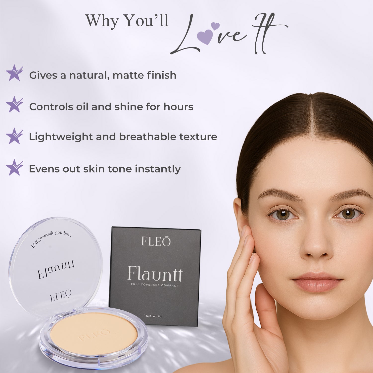 Flauntt Full Coverage Compact